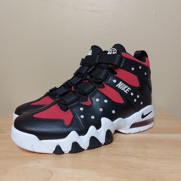Nike Air Max 2 CB '94 Basketball Black Red White Barkley FN6248-001 Men's Size 9 - Picture 3 of 7